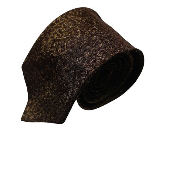 VTG 50s 60s Floral Superba Skinny Tie - Picture 1 of 4